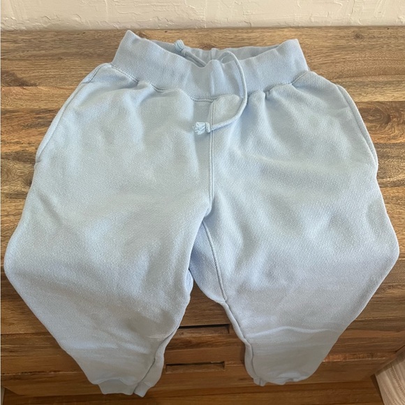 Baby blue Champion reverse weave sweatpants - Picture 2 of 3